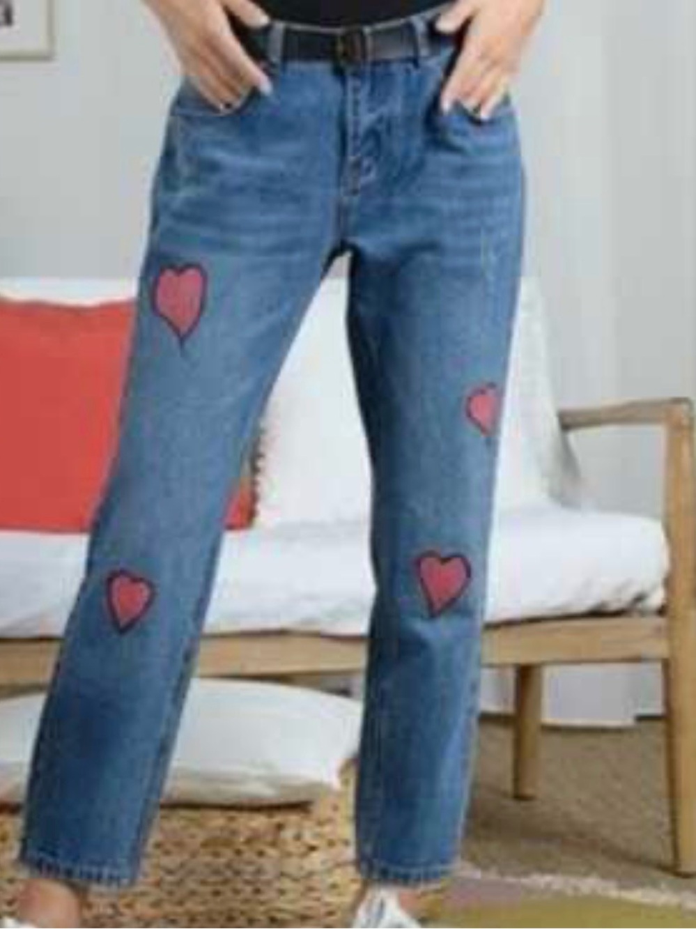 Molly Bracken Lili Sidonio Heart Jeans